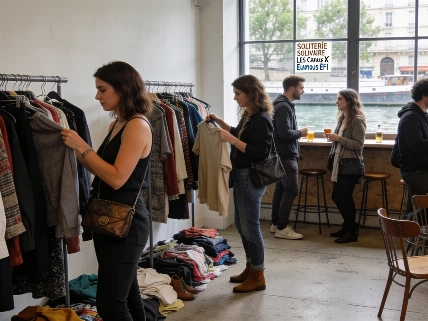La Braderie Solidaire secoue Paris avec Emmaüs Défi et Les Canaux Soyons Élégantes