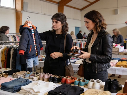 Le vide-dressing Familles de France fait vibrer Montceau-les-Mines au rythme de la seconde main Soyons Élégantes